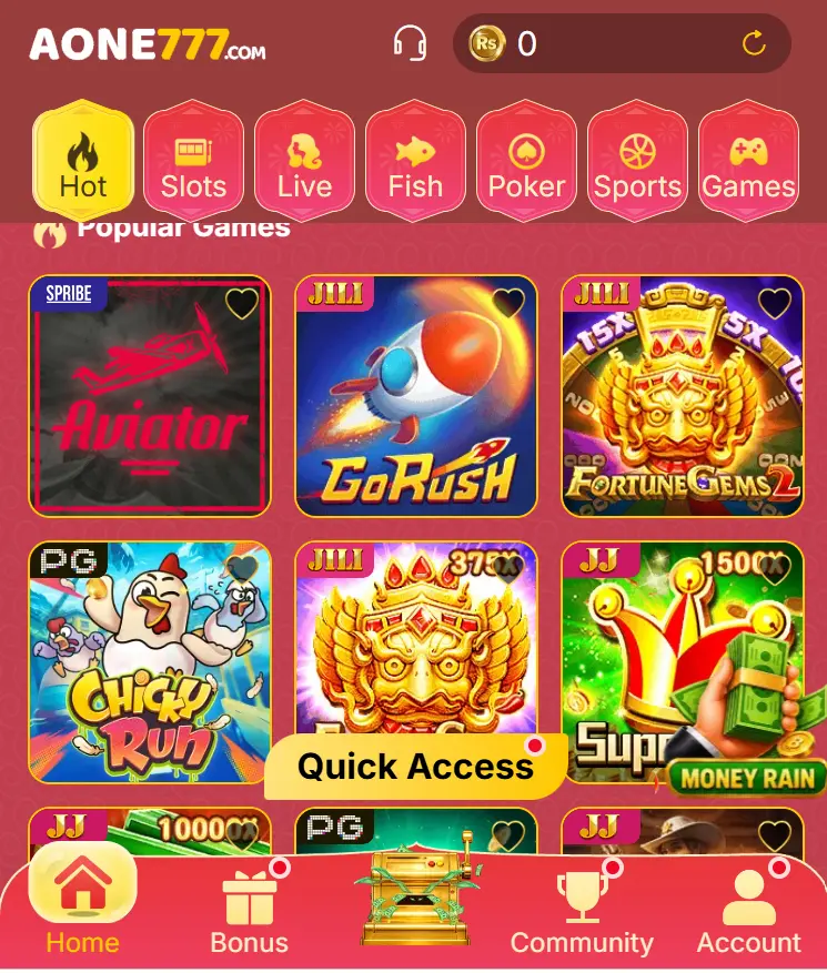 Aone777 Game